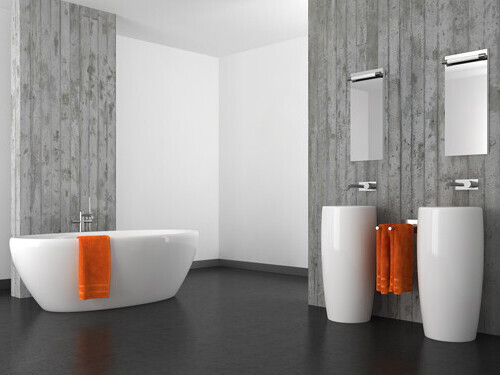 bathroom featuring ceramic glaze