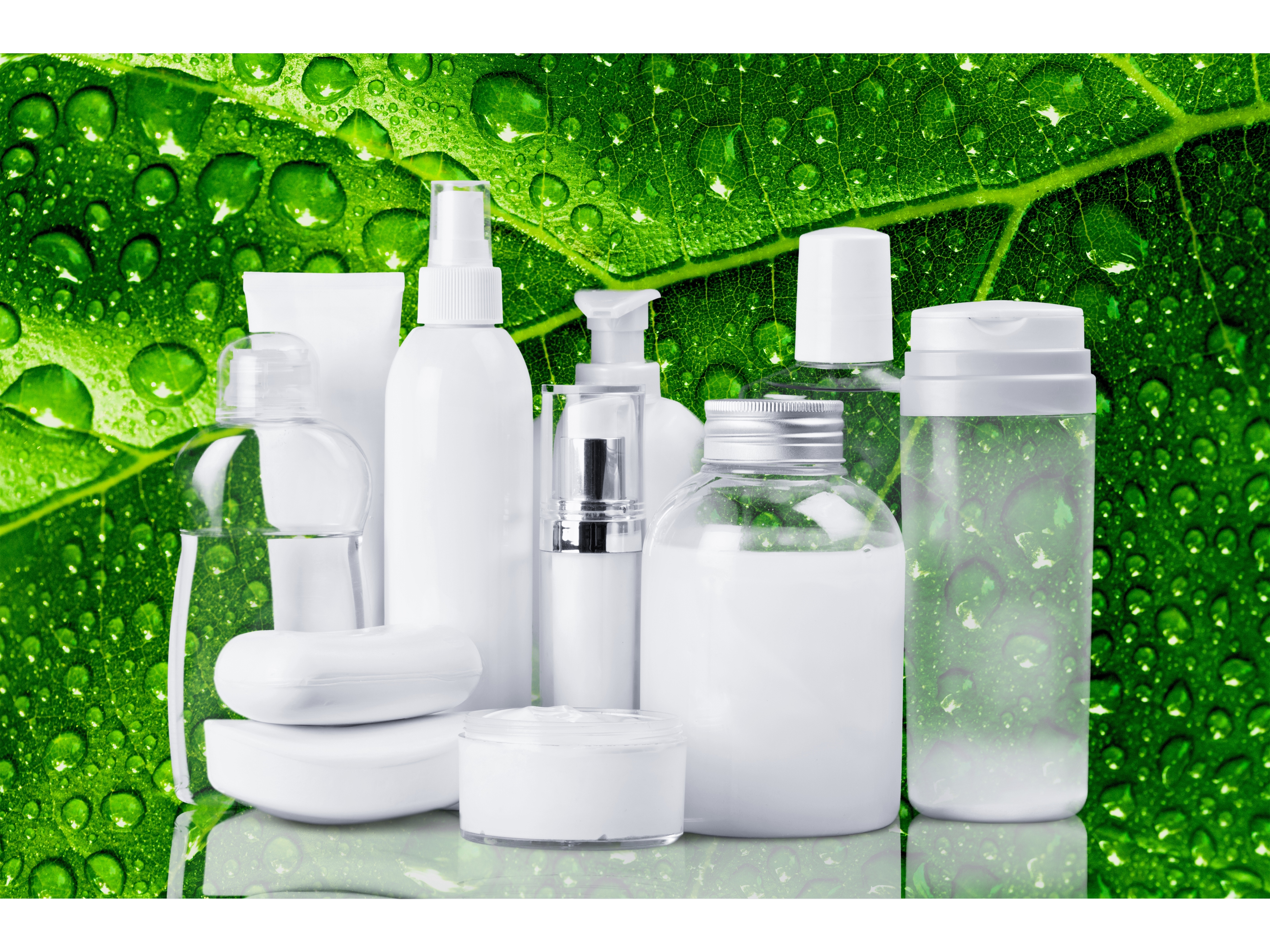 cosmetics containers featuring personal care rheology modifier + and polymeric emulsifier